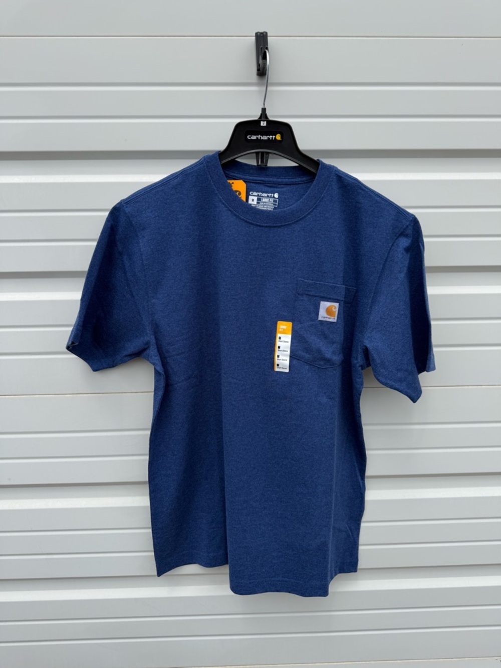 Carhartt Navy Pocket Tee Crewneck